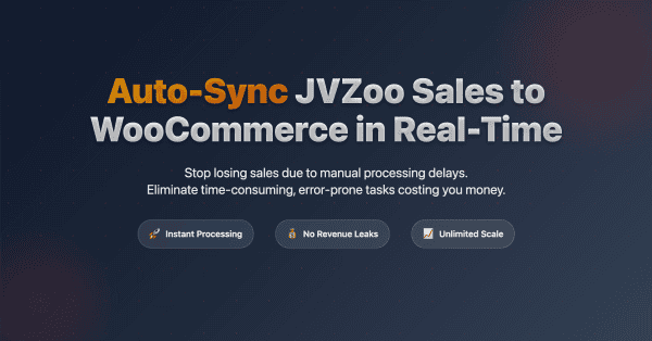 JVZoo for WooCommerce